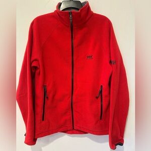 Men’s Helly Hansen Vibrant Red Fleece Zip Up Jacket